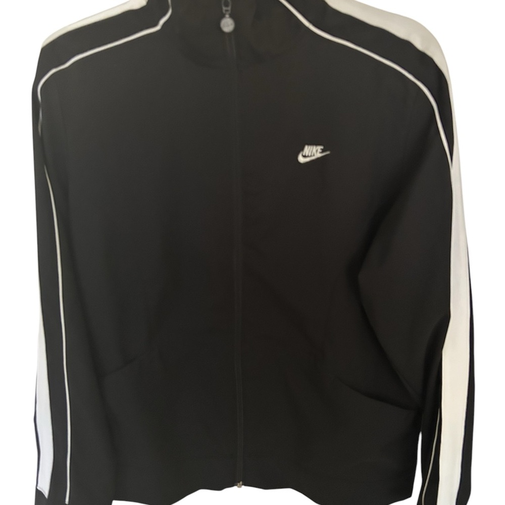 Nike Black and White Track Jacket